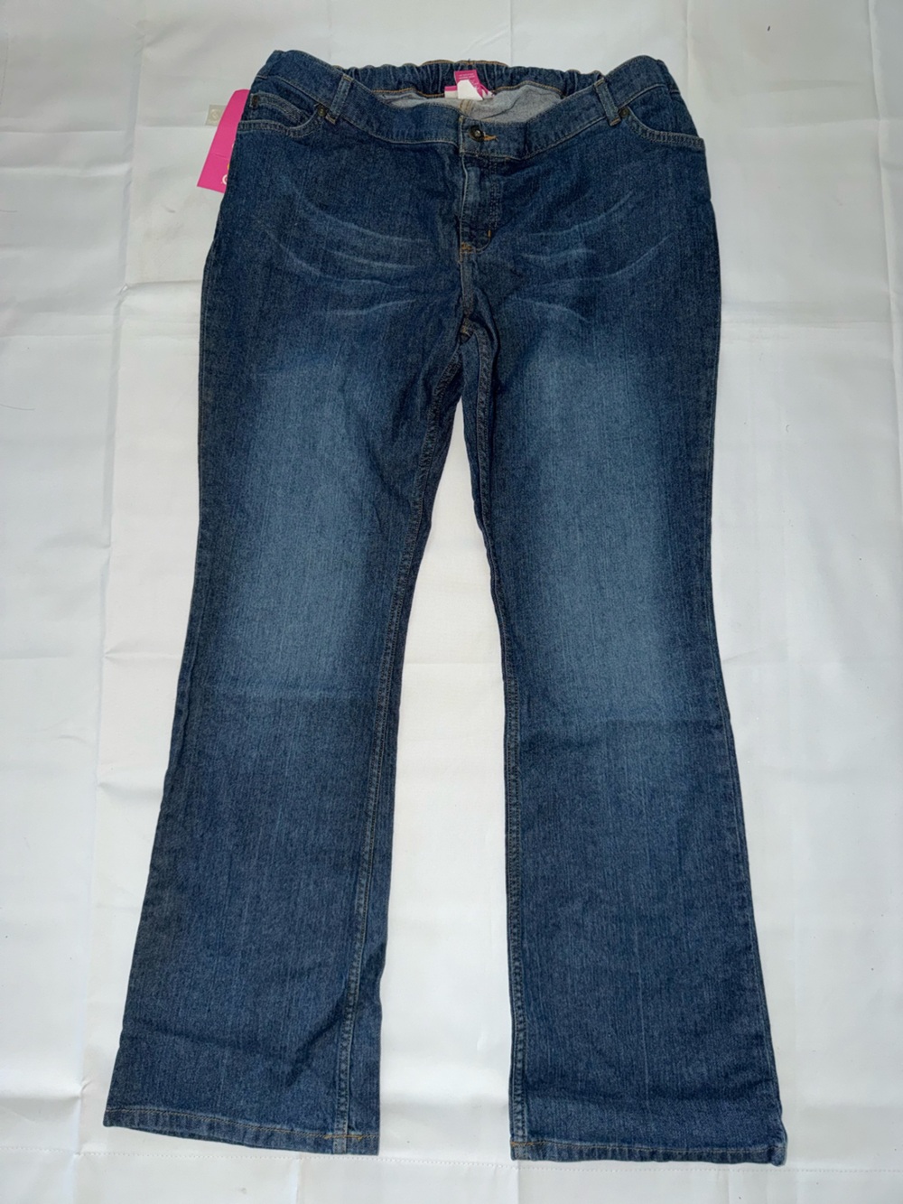 Liz Lange Dark Blue Boot-Cut Jeans